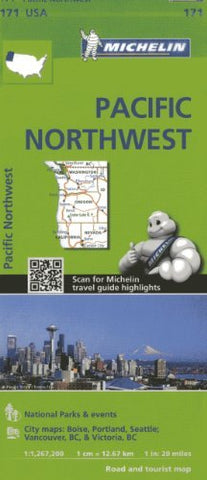 Michelin USA Pacific Northwest Map 171 (Michelin Zoom USA Maps) - Wide World Maps & MORE! - Book - Michelin - Wide World Maps & MORE!