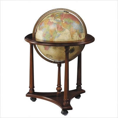 LaFayette 16" Antique Ocean Color Illuminated World Globe - Wide World Maps & MORE! - Toy - Replogle Globes, Inc. - Wide World Maps & MORE!