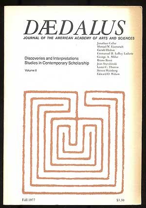Daedalus: Journal of the American Academy of Arts and Sciences, Discoveries and Interpretations Studies in Contemporary Scholarship: Volume II, Fall, 1977 [Paperback] - Wide World Maps & MORE!
