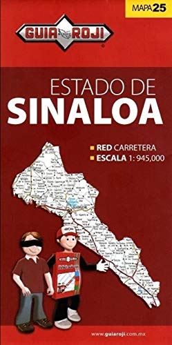 Estado de Sinaloa Red Carretera | Escala 1:945,000 - Wide World Maps & MORE! - Map - Guia Roji - Wide World Maps & MORE!
