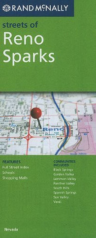 Streets of Reno Sparks (Rand McNally Streets Of...) - Wide World Maps & MORE! - Book - Wide World Maps & MORE! - Wide World Maps & MORE!