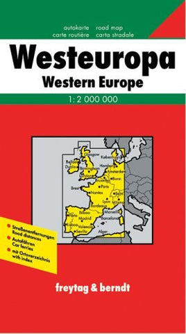 Western Europe Map (English, French, Italian and German Edition) - Wide World Maps & MORE! - Book - Wide World Maps & MORE! - Wide World Maps & MORE!