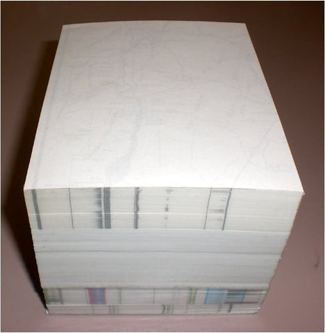 Map Note Block - Wide World Maps & MORE! - Office Product - Yellow1 - Wide World Maps & MORE!