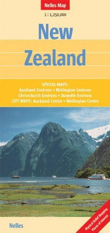 New Zealand Nelles map - Wide World Maps & MORE! - Book - Wide World Maps & MORE! - Wide World Maps & MORE!