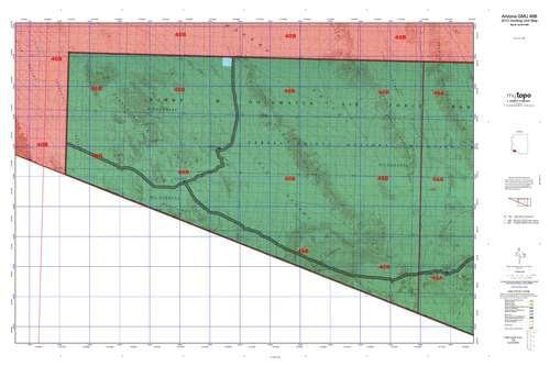 Arizona GMU 46B Hunt Area / Game Management Units (GMU) Map - Wide World Maps & MORE! - Book - Wide World Maps & MORE! - Wide World Maps & MORE!