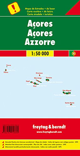 Azores (English, Spanish, French, Italian and German Edition) - Wide World Maps & MORE! - Book - Wide World Maps & MORE! - Wide World Maps & MORE!