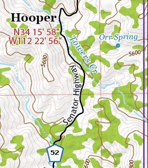 Battleship Butte, Arizona / Off-Road Series - Wide World Maps & MORE! - Map - Adventure iDiaz Maps - Wide World Maps & MORE!