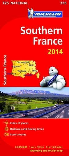 Southern France 2014 National Map 725 (Michelin National Maps) - Wide World Maps & MORE! - Book - Wide World Maps & MORE! - Wide World Maps & MORE!