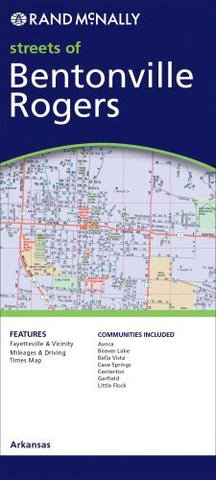 Streets of Bentonville, Rogers (Rand McNally Streets Of...) - Wide World Maps & MORE! - Book - Wide World Maps & MORE! - Wide World Maps & MORE!