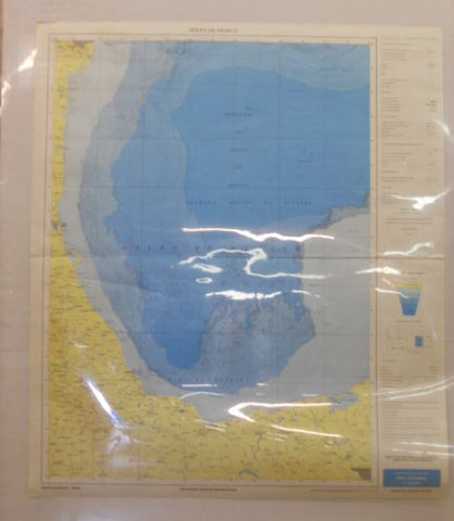 Golfo de Mexico (Estados Unidos Mexicanos: Carta Batimétrica 1:1 000 000, CB-... - Wide World Maps & MORE! -  - Wide World Maps & MORE! - Wide World Maps & MORE!