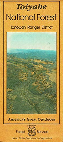 Toiyabe National Forest Tonopah Ranger District - Wide World Maps & MORE! - Book - Wide World Maps & MORE! - Wide World Maps & MORE!