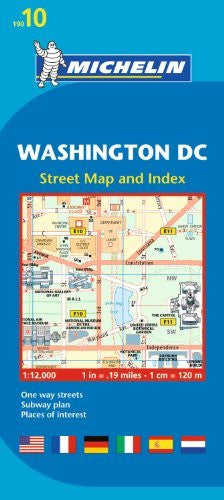 Michelin Washington DC Map 10 (Maps/City (Michelin)) - Wide World Maps & MORE! - Book - Michelin Travel & Lifestyle (COR) - Wide World Maps & MORE!