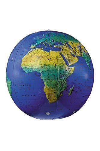 15 Pack REPLOGLE GLOBES INFLATABLE TOPOGRAPHICAL GLOBE 12IN - Wide World Maps & MORE! - Office Product - REPLOGLE GLOBES - Wide World Maps & MORE!