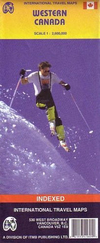 Western Canada Map by ITMB 2005*** (Travel Reference Map) (English and French Edition) - Wide World Maps & MORE! - Book - International - Wide World Maps & MORE!