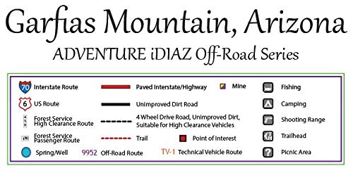 Garfais Mountain, Arizona / Off-Road Series - Wide World Maps & MORE!