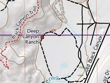 Black Canyon City, Arizona / Off-Road Series - Wide World Maps & MORE! - Map - Adventure iDiaz Maps - Wide World Maps & MORE!