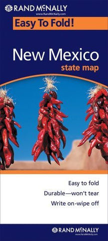 Rand McNally Easy To Fold: New Mexico (Laminated) - Wide World Maps & MORE!