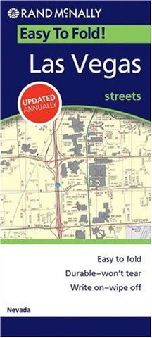 Easy Finder Map Las Vegas (Easyfinder S) - Wide World Maps & MORE! - Book - Rand McNally - Wide World Maps & MORE!