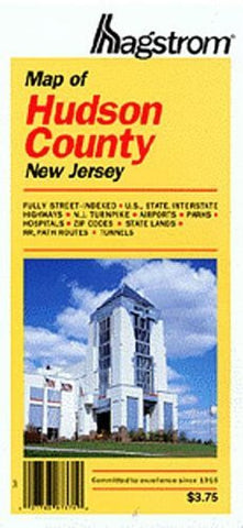 Map of Hudson County New Jersey - Wide World Maps & MORE! - Book - Wide World Maps & MORE! - Wide World Maps & MORE!