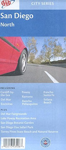 MAP OF SAN DIEGO NORTH /CALIFORNIA /CITY SERIES /HUGE FOLDOUT /STREETS++++ - Wide World Maps & MORE! - Book - Wide World Maps & MORE! - Wide World Maps & MORE!
