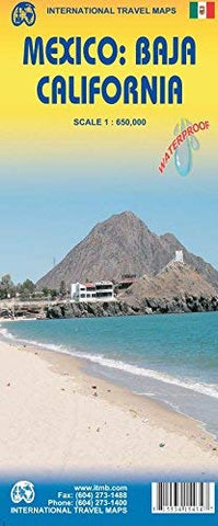 Mexico: Baja California Waterproof - Wide World Maps & MORE! - Map - International Travel Maps - Wide World Maps & MORE!