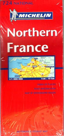 Michelin Northern France #724/ Michelin France Nord #724 (Michelin Maps) - Wide World Maps & MORE! - Book - Wide World Maps & MORE! - Wide World Maps & MORE!