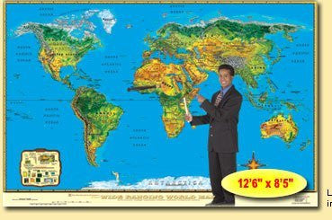 Wide Ranging World Map--Large Size - Wide World Maps & MORE! - Book - Wide World Maps & MORE! - Wide World Maps & MORE!