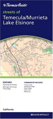 Temecula/Murrieta/Lake Elsinore - Wide World Maps & MORE! - Book - Rand McNally - Wide World Maps & MORE!