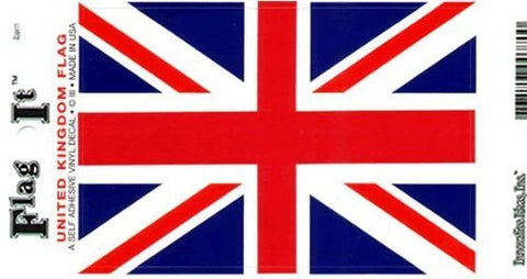 United Kingdom Heavy Duty Vinyl Bumper Sticker (3 x 5 Inches) - Wide World Maps & MORE! - Automotive Parts and Accessories - Flag It - Wide World Maps & MORE!