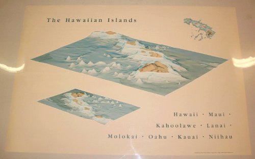 The Hawaiian Islands: Hawaii | Maui | Kahoolawe | Lanai | Molokai | Oahu | Kauai | Niihau - Wide World Maps & MORE! - Map - Raven Maps & Images - Wide World Maps & MORE!