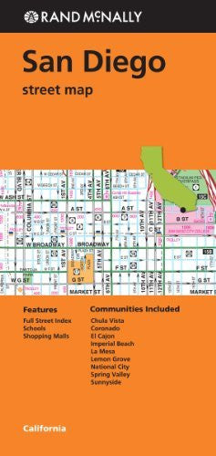 Rand McNally Folded San Diego Street Map (California) - Wide World Maps & MORE! - Map - Rand McNally and Company - Wide World Maps & MORE!