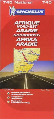 Michelin Afrique Nord-Est Arabie /Africa & Northeast Arabia - Wide World Maps & MORE! - Book - Wide World Maps & MORE! - Wide World Maps & MORE!
