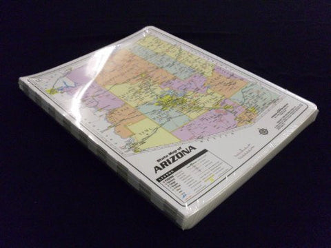 Arizona Desktop Map: Classroom Set of 20 - Wide World Maps & MORE! - Map - Wide World Maps & MORE! - Wide World Maps & MORE!