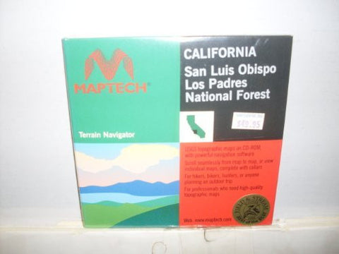 San Luis Obispo Los Padres National Forest (California) - Wide World Maps & MORE! - Book - Wide World Maps & MORE! - Wide World Maps & MORE!