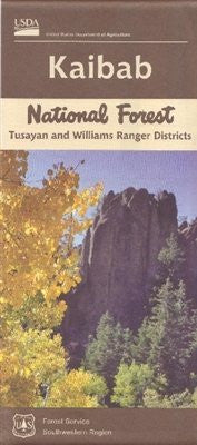 Kaibab National Forest: Tusayan and Williams Ranger Districts - Wide World Maps & MORE! - Map - U.S. Forest Service - Wide World Maps & MORE!