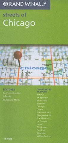 Rand McNally Streets of Chicago, Illinois - Wide World Maps & MORE! - Book - Wide World Maps & MORE! - Wide World Maps & MORE!