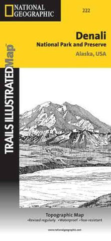 Trails Illustrated National Parks Denali (Trails Illustrated - Topo Maps USA) - Wide World Maps & MORE! - Book - National Geographic Books - Wide World Maps & MORE!