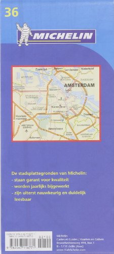 Michelin Map Amsterdam (City #36) - Wide World Maps & MORE! - Map - Michelin Travel & Lifestyle - Wide World Maps & MORE!