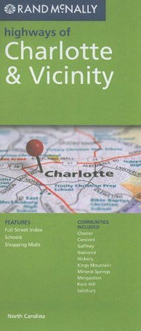 Rand McNally Folded Map: Charlotte Highways (Rand McNally Highways Of...) - Wide World Maps & MORE! - Book - Wide World Maps & MORE! - Wide World Maps & MORE!