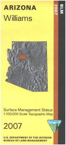 Arizona: Williams - 1:100,000-scale Topographic Map - Wide World Maps & MORE! - Map - United States Department of the Interior - Wide World Maps & MORE!