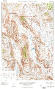 Death Valley National Monument and Vicinity, California and Nevada with Contours - Wide World Maps & MORE! - Book - Wide World Maps & MORE! - Wide World Maps & MORE!