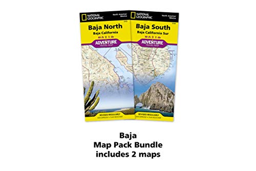 Baja [Map Pack Bundle] (National Geographic Adventure Map) - Wide World Maps & MORE!