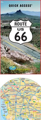 US Route 66 Map & Decal Set [Map] Global Graphics - Wide World Maps & MORE!