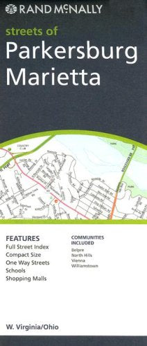 Rand McNally Streets of Parkersburg, Marietta: W. Virginia/Ohio - Wide World Maps & MORE! - Book - Wide World Maps & MORE! - Wide World Maps & MORE!