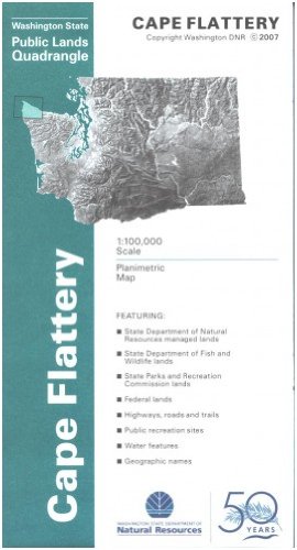 Map: Cape Flattery - Surface Management - Wide World Maps & MORE! - Book - Wide World Maps & MORE! - Wide World Maps & MORE!