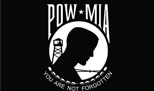 5" × 3" POW MIA Flag Bumper Sticker Decal Vinyl Car Window Stickers Decals - Wide World Maps & MORE! - Automotive Parts and Accessories - Innovative Ideas - Wide World Maps & MORE!