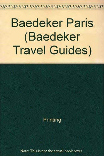 Baedeker Paris (Baedeker Travel Guides) [Paperback] - Wide World Maps & MORE!