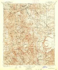 Bradshaw Mountains, Arizona 1903 (30'×30' Topographic Quadrangle) - Wide World Maps & MORE!
