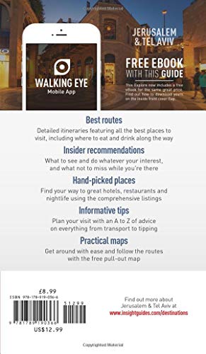 Insight Guides Explore Jerusalem & Tel Aviv (Travel Guide with Free eBook) (Insight Explore Guides) - Wide World Maps & MORE!