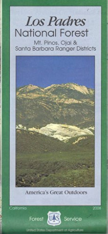 Los Padres National Forest: Mt. Pinos, Ojai & Santa Barbara Ranger Districts - Wide World Maps & MORE! - Book - Wide World Maps & MORE! - Wide World Maps & MORE!